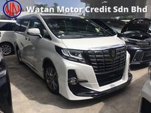 2017 Toyota Alphard 2.5 TYPE GOLD MPV (ACTUAL YEAR MAKE ) NO HIDDEN CHARGE AND GST