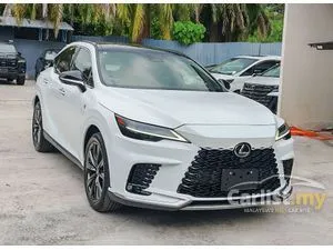 2024 Lexus RX 350 2.4 F Sport / Orange Calipers / Panoramic Roof / Digital inner mirror / Red Interior