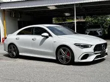 2021 Mercedes-Benz AMG CLA45 2.0 S 4MATIC+ Coupe JAPAN SPEC ( FREE SERVICE / WARRANTY /COATING / POLISH ) CLEAR STOCK OFFER NOW