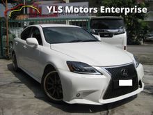 08/11 Lexus IS250 2.5 (A) CBU New Facelift LED Headlamp Full Ori Bodykits CE28 18 Rims Full Leather Interior Pearl White Limited