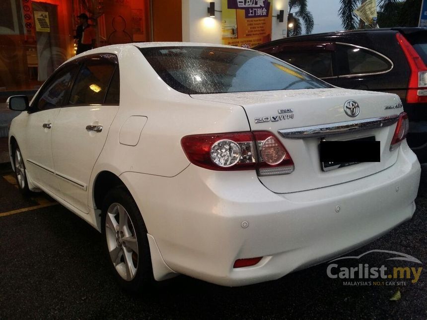 Toyota Corolla Altis 2010 V 2.0 in Kuala Lumpur Automatic Sedan White ...