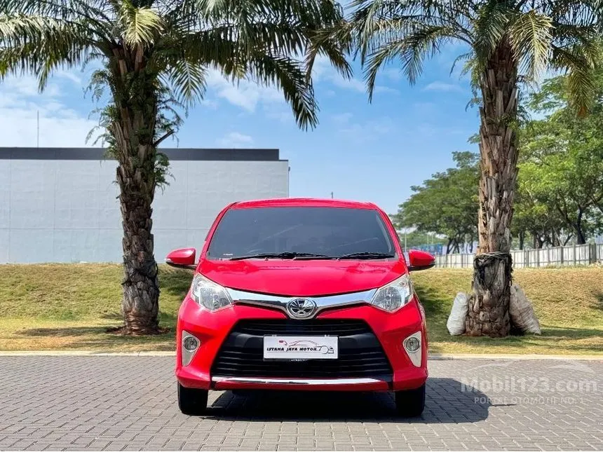 Jual Mobil Toyota Calya 2018 G 1.2 di Banten Manual MPV Merah Rp 102.000.000