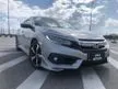 Used OTR PRICE 2017 Honda Civic 1.5 (A) TC PREMIUM VTEC TURBO 68K KM 1 OWNER FREE 3 YRS WARRANTY CAR KING