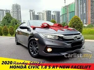 2020 Honda Civic 1.8 S i-VTEC Sedan FC NEW FACELIFT 19K KM ONLY FSR