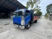Unregistered Original 17 Kaki Isuzu NPR75 Wooden Cargo ( Sawit Spec ) For Sell