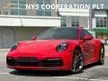 Recon 2020 Porsche 911 3.0 Carrera S Coupe 992 PDK Unregistered Sport Chrono With Mode Switch Sport Exhaust System Porsche Dynamic Lighting System Sunroo