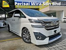 2016 Toyota Vellfire 3.5 VL Full Spec Condition .JBL Sound System .Sunroof .Pre Crash .Full Nappa Leather Seat. Surround Camera