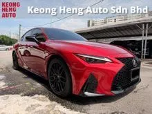 2023 Lexus IS 300 2.0 F Sport Sedan *Japan Spec *Mode Black *2 Years Warranty *SunRoof *Grade 5A *Mil 27K KM *Acc Free *One Careful Owner