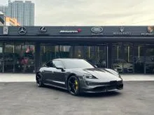 2021 Porsche Taycan Turbo S 4 Seater,Carbon Ext & Int,PCCB,Mission E Rim,Ambient Light,18 Ways Electric Seat,Bose,Sport Chrono,Beige Interior,PDLS +