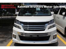 2013 Toyota Vellfire 2.4 GOLDEN EYE - PROMOTION PRICE NOW WITH NO GST AND SST, REG BY JUNE ONWARDS, CALL FOR MORE DETAILS