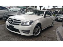 2013 Mercedes-Benz C180 1.8 AMG Styling Coupe (Keyless push start)