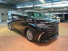 2025 TOYOTA ALPHARD 2.5 Z (FULL) 2K KM 6A NEW JBL HUD ROOF MONITOR SIDE STEP 360 TEAM MATE - UNREG $ OFFER $ HURRY $