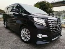 2017 Toyota Alphard 2.5 SA S 8 Seater / Alpine Audio / Sunroof / Grade 4