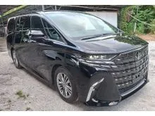 2025 Toyota Alphard 2.5 Z MPV Sunroof,Side Step,HUD,DIM,BSM,LDA,Pre Crash,4Cam Unregister Recon (A) Fullspec 2,000Km 5/AGrade 8Year Warranty