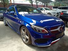 2016 Mercedes-Benz C200 2.0 Amg Line Premium Plus Coupe BURMASTER SOUND P/ROOF KEY-LESS PUSH START