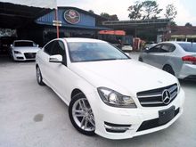 2012 Mercedes-Benz C180 1.8 AMG COUPE DEEPAVALI BIG OFFER * LEATHER ELECTRICAL SEAT * DESIGNO LEATHER * SPORT MODE * 2 TONE SEATER * REVERSE CAMERA