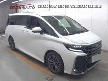 INCOMING UNIT 2025 Toyota Vellfire 2.4 Z Premier 12 KM ONLY GRADE 6A 2.4 Turbo UNIVERSAL SIDE STEPS HEAD UP DISPLAY DIM SURROUND CAMERA COME VIEW NOW