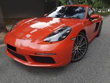 2017 Porsche Cayman S 2.0 718 (A) Coupe 982 PORSCHE MALAYSIA CAR LOCAL PORSCHE 2 YEAR WARRANTY CBU SPORT CHRONO