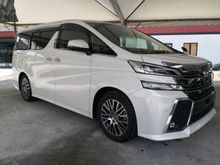 2016 TOYOTA VELLFIRE 2.5 ZG_(SUNROOF / PRE-CRASH SYSTEM / GRADE 5A / LIKE NEW CAR / 2016 UNREGISTER)