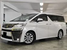2018/23 Toyota Vellfire 2.5 ZA / 7 SEATER / POWER BOOT / REVERSE CAM / LANE KEEP / RPE-CRASH / DUAL POWER DOOR / SUPER CARKING / 3 YEARS WARRANTY