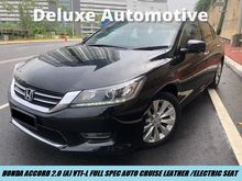 2015 Honda Accord 2.0 VTi-L Full Spec Low Mileage Original Paint Lady Owner