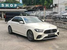 2021 Mercedes-Benz AMG E53 3.0 4MATIC+ Sedan - Ori 3K KM only, Burmester Sound System, AMG Ride Control Suspension, Sport Exhaust System, 360 Camera