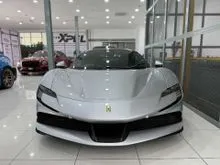 2021 Ferrari SF90 4.0 Stradale Coupe UK Spec with Argento Nurburgring Exterior, Carbon Bucket Seats, Front Lifter