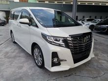 2017 Toyota Alphard 2.5 SA Type Black Power Boot Unreg