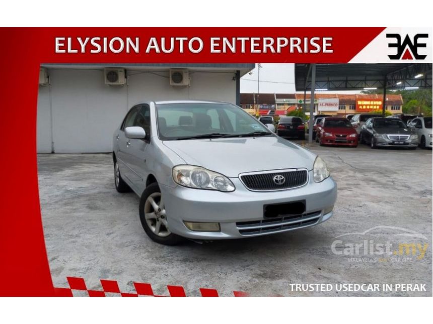 Toyota Corolla Altis 2001 E 1 6 在 State Auto自动挡sedan Silver 于 价格 8383112 Carlist My