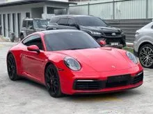 2022 Porsche 911 3.0 Carrera 4S Coupe Unregistered Sport Chrono Package Bose Sound System Sport Exhaust System Sun Roof Low Mileage PDLS+ Sport Seat
