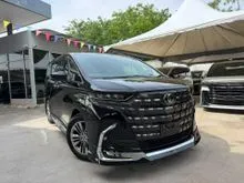 2025 Toyota Alphard 2.5 Z Modelista MPV GRADE 5/A SUNROOF/ORIGINAL BODYKIT/360 CAMERA/DIM/BSM/PILOT SEATS UNREGISTERED