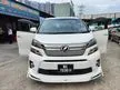 Used 2013/2014 Toyota Vellfire 2.4 Z Golden Eyes Sun Roof, P/Boot, 2xP/Door, One Lady Owner - Cars for sale