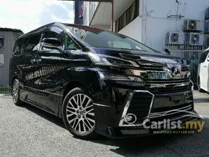 2016 Toyota Vellfire 3.5 ZAG Edition MPV - JBL SOUND SYSTEM_ROOF MONITOR_2x POWER DOOR_4x ELECTRIC SEAT_1x MEMORY SEAT_POWER BOOT / POWER BACK TRUCK