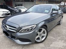 2017 Mercedes-Benz C200 2.0 Avantgarde Sedan (9 SPEED) 43KM DONE FULL SERVICE RECORD 2018 2016