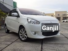 2015 Mitsubishi Mirage 1.2 EXCEED At km.35rb TDP 20jtan Plat Ganjil Pajak Panjang