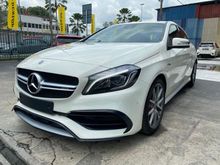 2017 Mercedes-Benz A45 AMG 2.0 FACELIFT INTELLIGHT LIGHT SYSTEM AMG RECARO SEATS AMG STEERING WHEEL RED BREAK CALIPERS UNREGS