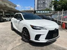 2024 LEXUS RX350 F SPORT ( 9K MILEAGE / 5A GRADE ) 360 SURROUND VIEW CAMERA WITH 2ND ROW ELECTRIC SEAT