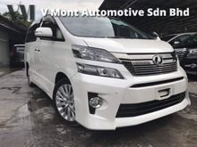 2013 Toyota Vellfire 2.4 ZG MPV (QUALITY ASSURANCE) (CALL FOR BEST PRICE)