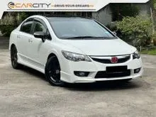 2013 Honda Civic 1.8 SL Sedan WARRANTY BLACK EDITION LIMITED 200 UNIT BLACK ROOF LEATHER SEAT RED SEAT BELT ONE OWNER