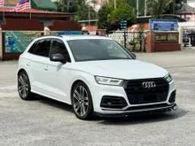 2019 Audi SQ5 Sport Quattro 3.0 TFSI SUV + B&O Sound System + 360 Camera + Panoramic Roof + HUD + Bucket Seat + Carbon Interior + Ori Mileage
