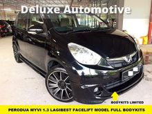 2013 Perodua Myvi 1.3 EZi Hatchback LAGIBEST FULL BODYKIT 17 INCH SPORT RIM ONE LADY OWNER ORIGINAL PAINT