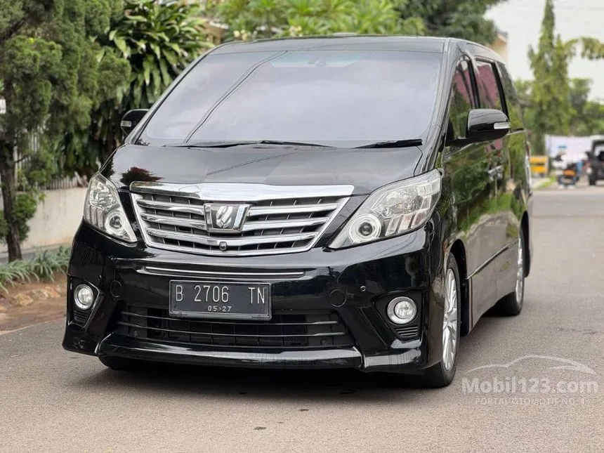 Jual Mobil Toyota Alphard 2012 S 2.4 di DKI Jakarta Automatic MPV Hitam Rp 265.000.000