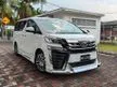 Used 2016 Toyota Vellfire 2.5 Z G Edition MPV NEW FACELIFT NO PROCCESSING FEE