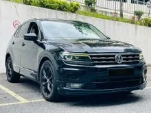 NEW STOCK, VOLKSWAGEN TIGUAN 1.4 TSI SUV , SERVICE RECORD VW MALAYSIA , ORI LEATHER SEAT , POWER BOOT , BIG CALIBER BRAKE , MULTIFUNCTION STERRING ,
