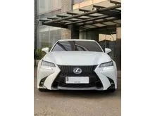 2017 Lexus GS 200t 2.0 F Sport Sedan White on Black Odo 34 Rb (TERMURAH)