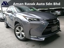 2015 Lexus NX200t 2.0 VERSION L SUNROOF GREY UNREG