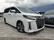 2022 Toyota Alphard 2.5 SC Grade 4.5 Sun Roof PCS LTA BSM DIM Display Audio Pilot Seat Power Boot Unregister