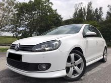 2012 Volkswagen Golf MK6 1.4 TSI SOFT TURBO PADDLE SHIFT PEARL WHITE MK6