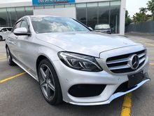 2014 Mercedes-Benz C200 2.0 AMG LINE TURBO RADAR SAFETY JAPAN UNREG