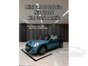 2016 MINI Cabrio 2.0 Cooper S Convertible